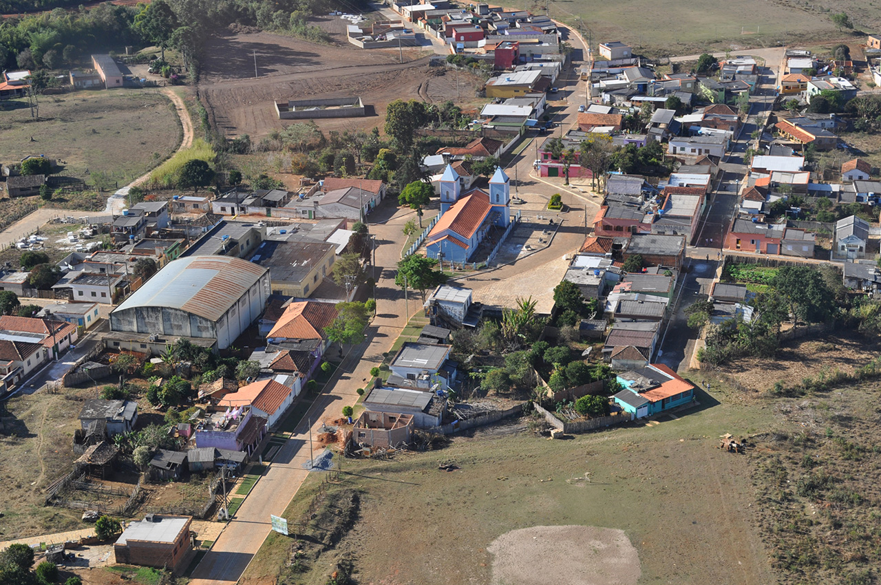 Visão Aérea do Bairro Sobradinho em São Thomé das Letras